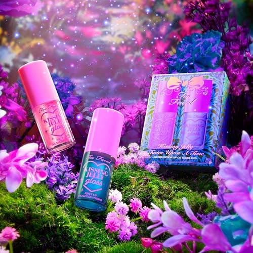 Too Faced Kissing Jelly Lip Oil Gloss | Hydrating Lip Oil + Gloss Hybrid for Instant Moisture and Shine, 0.15 Fl Oz thumbnail 8