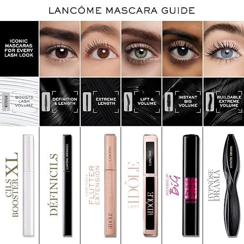 Lancôme Lash Idôle Lash-Lifting & Volumizing Mascara - Black Mascara for Instant Volume, Length & Lift - Smudge Proof & Up To 24H Wear - Black thumbnail 7
