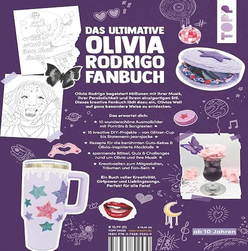Das Olivia Rodrigo Kreativbuch: Art is a bad idea, right? Mit Kreativideen, Rätseln und Ausmalbildern thumbnail 2