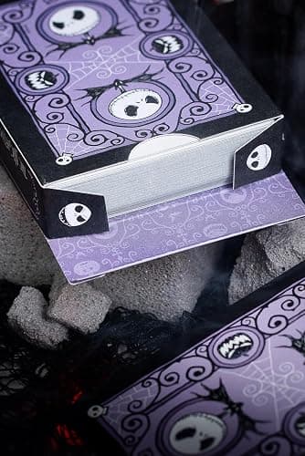 Disney Tim Burton's Nightmare Before Christmas Inspired Playing Cards Featuring Jack Skellington, 1 Deck for Halloween Gifts, Christmas Stocking Stuffers, or Vacation Travel Games thumbnail 9