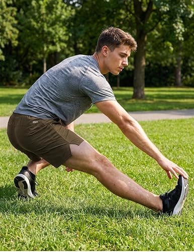 MIER Men's 5 Inch Inseam Running Shorts, Quick-Dry with Pockets | Workout, Athletic, Lightweight Breathable Fabric, Soft Elastic Waist, Inner Drawstring, Side Split, Machine Washable thumbnail 2