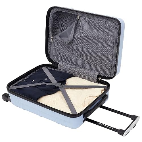 Travelers Club 20" Richmond Spinner Carry-On Luggage, Blue, Inch (TC-7920-420) thumbnail 3