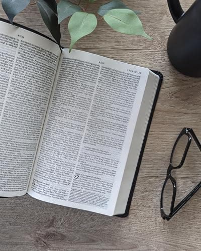 NLT Premium Value Thinline Bible, Filament Enabled (LeatherLike, Trinity Cross Black) thumbnail 8