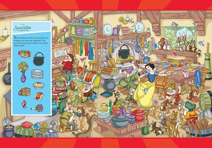 Best of Disney Look and Find Activity Book – Celebrating 100 Years of Wonder - Includes Mickey mouse, Frozen, Princesses, Moana, and More! - PI Kids thumbnail 3