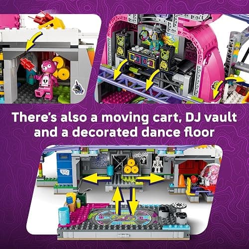 LEGO Fortnite Rave Cave - Building Toy for Boys & Girls, Ages 12+ - Fortnite Toy for Kids - Includes 6 Minifigures - Roller Coaster Set - Gift for Birthdays - 77082 thumbnail 5