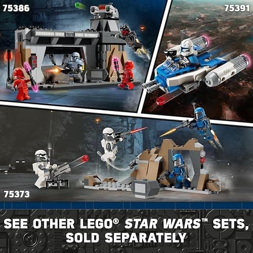 LEGO Star Wars Luke Skywalker X-Wing Mech, Buildable Star Wars Action Figure with Luke Skywalker Toy, Collectible Building Set for Kids, Creative Star Wars Gift for Boys and Girls Ages 6 and Up, 75390 thumbnail 6