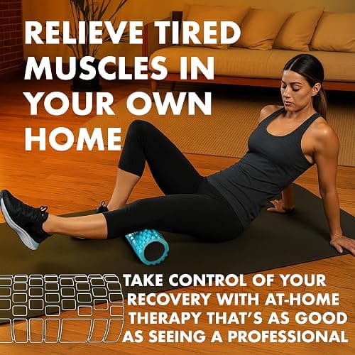 321 STRONG Foam Roller - Medium Density Deep Tissue Massager for Muscle Massage and Myofascial Trigger Point Release, with 4K eBook thumbnail 7