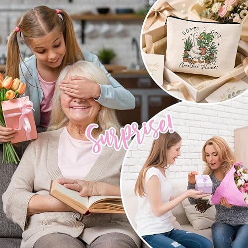 KAIOUS I Got Another Plant Zipper Makeup Bag for Plant Lady | Plant Lovers Gifts for Women: Mother's Day, Birthday, Christmas Stocking Stuffer, Plant Mom Accessories thumbnail 6