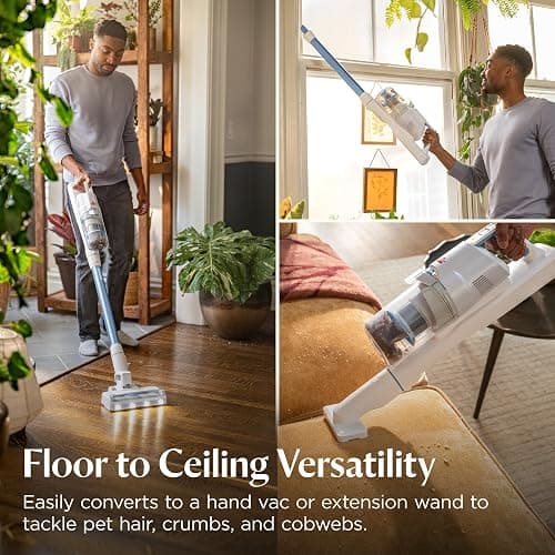Bissell PowerClean 200W Self-Standing Cordless Vacuum w/Tangle Free Brush Roll, Removeable Battery, Wall Mount, Upholstery Tool & Bright Headlights, 4173 thumbnail 4