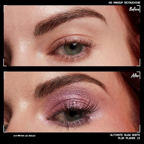 NYX PROFESSIONAL MAKEUP Ultimate Glow Shots, Liquid Eyeshadow, Long-Lasting Shimmer Eye Shadow with Vitamin C - Plum Player thumbnail 3