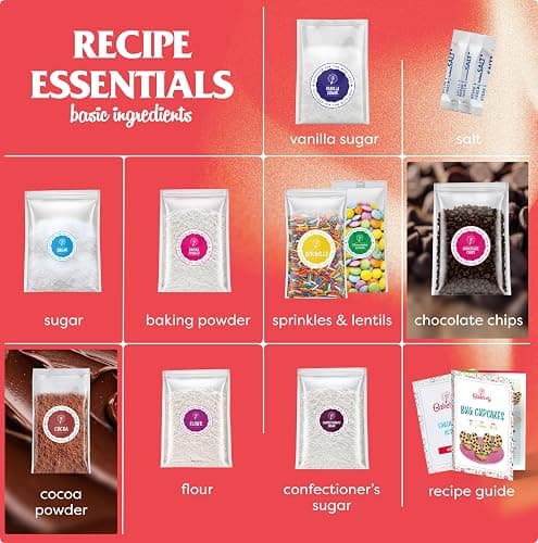 Baketivity Bug Cupcakes Kids Baking Kit with Pre-Measured Ingredients | Bake Delicious Bug Cupcakes DIY Activity Kit Includes Decorating Supplies, Easy Recipe, Great Gift for Boys & Girls Ages 6–12 thumbnail 3