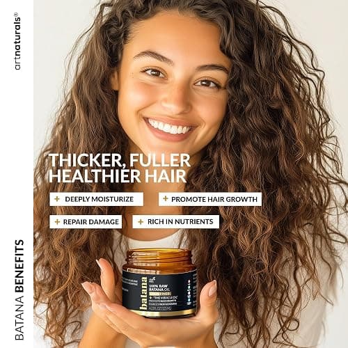 Batana Oil for Hair Growth – 4Pc Set: Raw Batana oil 4oz + 4.2oz Paste, Lash Wand & Brow Brush– Organic Dr. Sebi Inspired Products from Honduras –100% Unrefined Miracle for Scalp, Edges & Eyebrows thumbnail 3