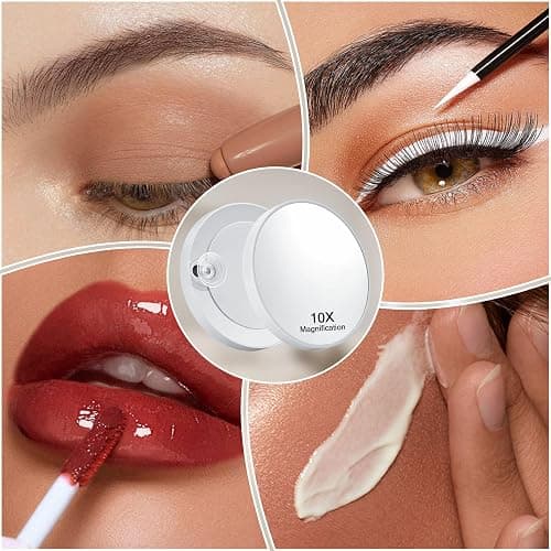 Lighted Vanity Mirror with Lights, Makeup Mirror with Light, 16.7"x 13.2",Three Color Lighting Modes and Dimmable Lighting, Smart Touch Control, 360°Rotation, for Vanity Desk Tabletop,Dressing Room thumbnail 9