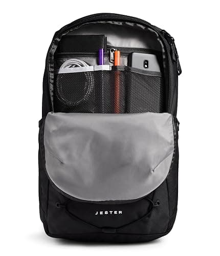 The North Face Women's Jester Everyday Laptop Backpack - Commuter Travel Bag, Laptop Sleeve, Water-Repellent, TNF Black-NPF, One Size thumbnail 5