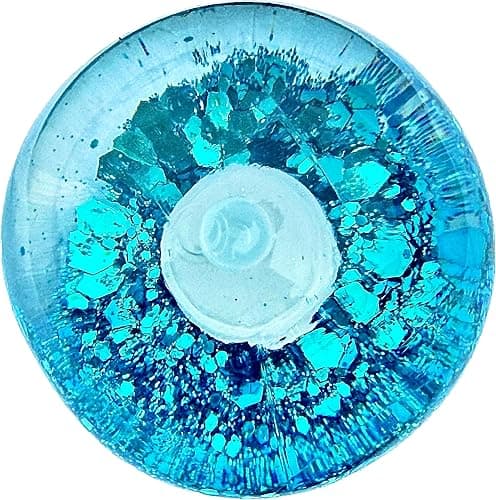 Kiedle Premium Glitter Stress Ball, Odor-Free Cool Cute Sensory Squishy Squeeze Nice Fidget Squish Toy - 2.25" Ball - Image 1