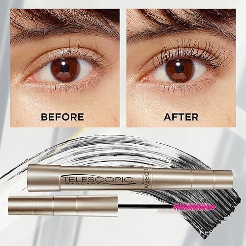 L'Oréal Paris Waterproof Telescopic Lengthening Mascara (7.3 ml + 8 ml) thumbnail 4