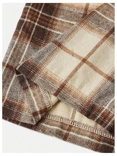 SOLY HUX Girl's Wide Leg Plaid Pants Elastic Waist Casual Baggy Sweatpants Fall Clothes thumbnail 4