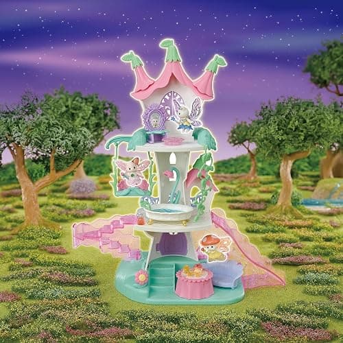 Calico Critters - Fairytale Tower - Fairytale & Fairy Forest Series | Once upon a tower - spiraling storybook floors for royal rescues & enchanted sleepovers, Ages 3+ thumbnail 5