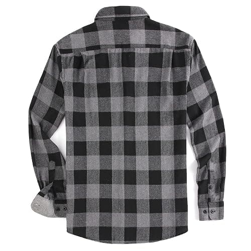 Alex Vando Mens Button Down Shirts Flannel Shirt Long Sleeve thumbnail 2