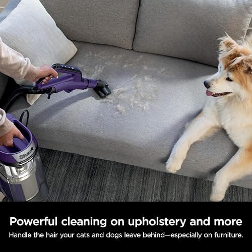 Shark POWERDETECT Upright Vacuum Cleaner with HEPA Filter, Heavy Duty Vacuum with Powerful Suction for Pet Hair Pickup, DuoClean Technology, Powered Lift-Away, Ideal for Carpets & Hardfloors, AZ4002 thumbnail 12