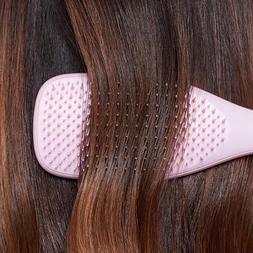 Tangle Teezer Ultimate Detangler Hairbrush - For Wet & Dry Hair - Detangling Brush for All Hair Types - Two-Tiered Teeth Reduce Breakage & Eliminate Knots - Millennial Pink thumbnail 7