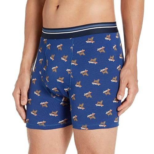 Amazon Essentials Mens Underwear Boxer Briefs, Comfortable Cotton, Tag-Free thumbnail 3