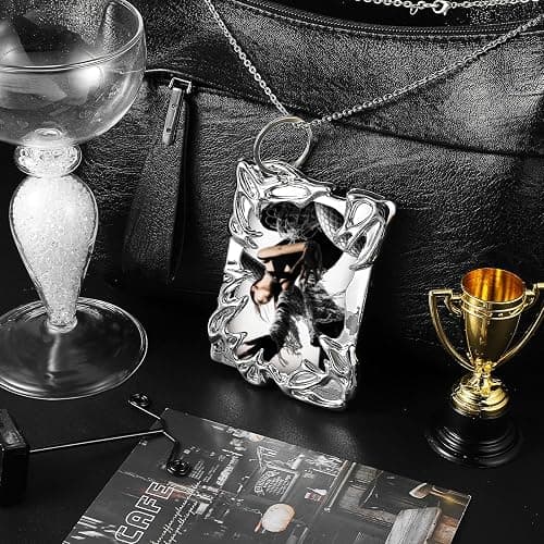 JIYIN Photocard Holder, Kunststoffe Unregelmäßig Rahmen Kpop Photocard Holder Kpop Keychain ID Card Holder Badge Holder Y2K Fotokartenhalter thumbnail 5