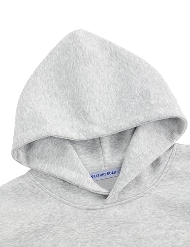 Aelfric Eden Womens Oversized Graphic Hoodies Y2k Flower Embroidery Number Print Pullover Hooded Sweatshirt Unisex thumbnail 3