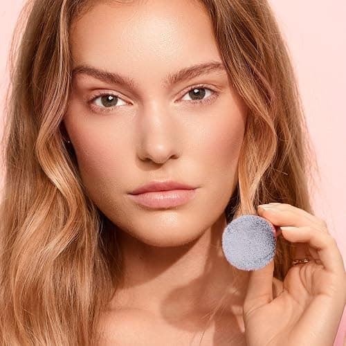 Real Techniques Glow Round Base Makeup Brush, For Liquid & Cream Makeup, Flat Top Foundation Brush For Buffing & Blending Up Coverage, Dense, Synthetic Bristles, Vegan & Cruelty Free, 1 Count thumbnail 6