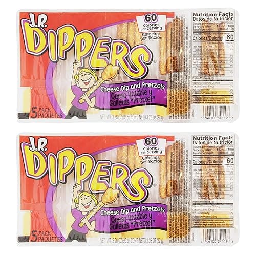 J.R. Dippers Cheese Dip & Pretzel Sticks Snacks (2 Packs) - Image 1