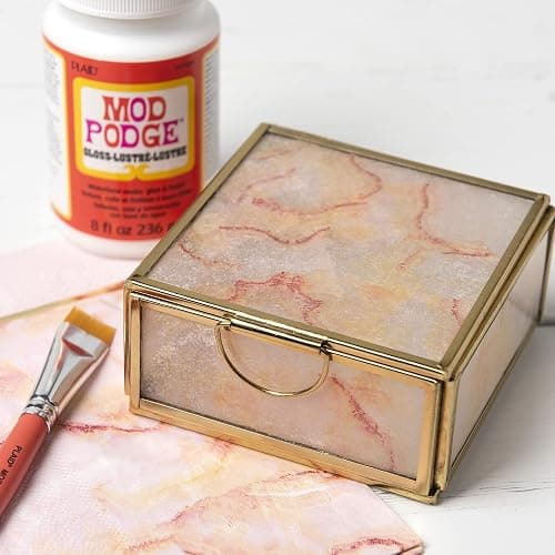 Mod Podge Gloss Sealer, Glue & Finish: All-in-One Craft Solution- Quick Dry, Easy Clean, for Wood, Paper, Fabric & More. Non-Toxic - Craft with Confidence, Made in USA, 16 oz., Pack of 1 thumbnail 7