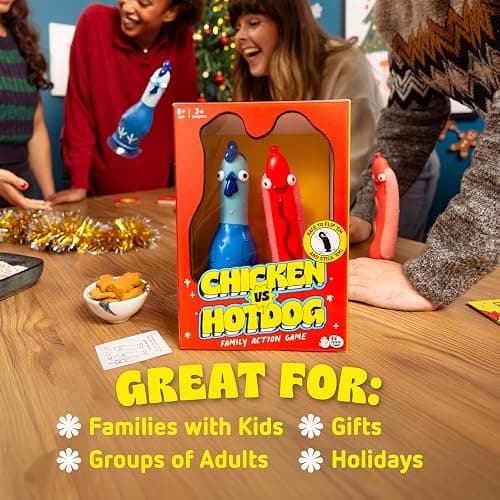 Big Potato Chicken vs Hotdog: Funniest Party Game You'll Ever Play | Flippin' Fun for Family, Adults and Kids - Perfect Christmas Game | Bonus Content Included thumbnail 6