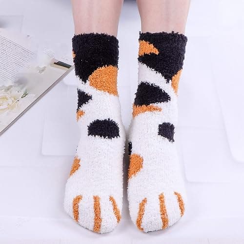 Plush Slipper Socks Women - Colorful Warm Fuzzy thumbnail 5