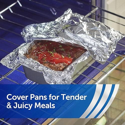 Reynolds Wrap Everyday Strength Aluminum Foil Roll, Freezer and Grill Safe, Great for Foil Packets and Home Cooking, 12 Inches Wide, 200 Total Sq. Ft. thumbnail 7