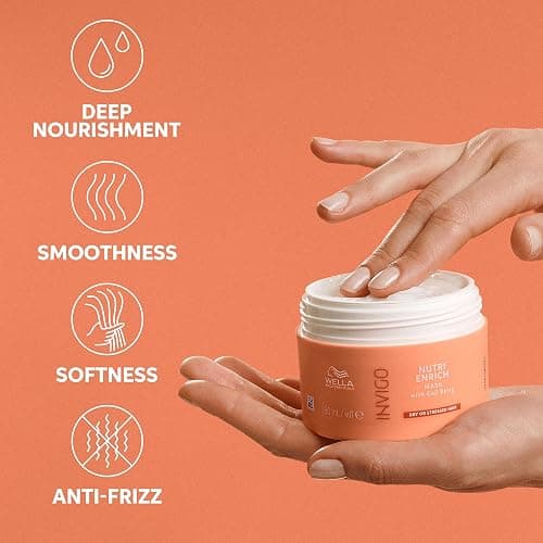 Wella Professionals Invigo Nutri-Enrich - Includes Shampoo, Conditioner and Hair Mask for Dry Damaged Hair, Repair & Strengthen Dull Hair - Perfect for Christmas thumbnail 6