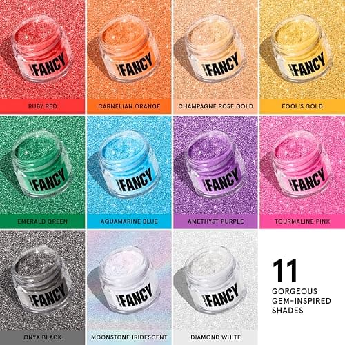 Fancy Sprinkles Moonstone Iridescent Edible Glitter Luster Dust 4gm | For Drinks, Cocktails, Champagne & Cake Decorating | Vegan, Gluten Free, Non-GMO | Made in USA thumbnail 5