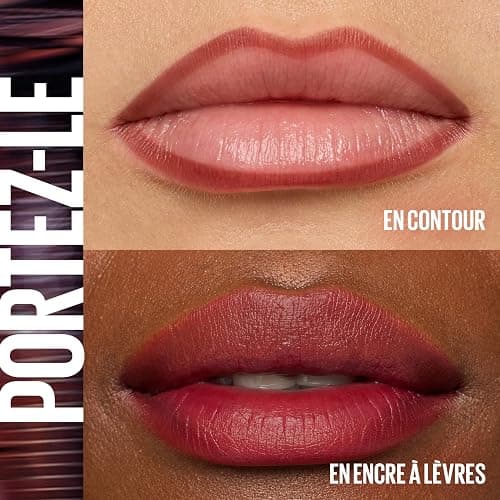 Maybelline New York - Liner Lèvres Peel-Off - Sensation Tatouage - Jusqu'à 24H - Sans Transfert - Effet Lip Blush - Super Stay Vinyl Ink - Teinte : 002 Haze thumbnail 9