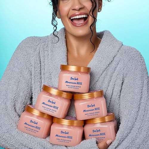 Tree Hut Moroccan Rose Shea Sugar Scrub, Exfoliating & Hydrating Body Scrub with Shea Butter & Essential Oils, Smooth & Soften Skin, 18 oz thumbnail 4