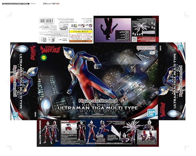 Bandai Hobby - Ultraman - Ultraman Tiga Multi Type Figure-Rise Standard Model Kit thumbnail 10