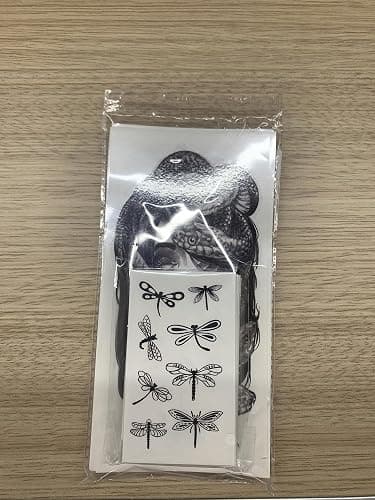 77 Sheets Temporary Tattoo for Men and Women, 17 Sheets Half Arm Chest Shoulder Fake Tattoos, 60 sheets Tiny Black for Adults, Waterproof Realistic Tattoos Long-Lasting thumbnail 8