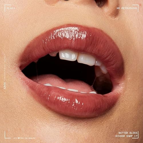 NYX PROFESSIONAL MAKEUP Butter Gloss, Non-Sticky Lip Gloss - Ginger Snap (Chocolate Brown) thumbnail 9