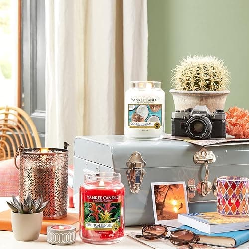 Yankee Candle bougie jarre parfumée | grande taille | Eau de Noix de Coco | jusqu’à 150 heures de combustion |Cadeaux de la fête des mères thumbnail 6