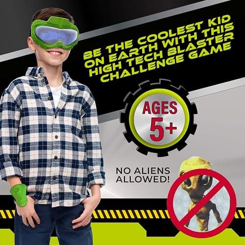 Fotorama Alien Vision Action Game New Version, Shoot Roaring Aliens, Wrist Blaster, Space Goggles, Indoor, Outdoor & Dark Play, Hand-Eye Coordination, Motor Skills, Fun Challenging Games for Kids thumbnail 6