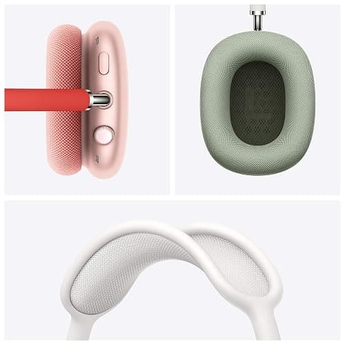 Apple AirPods Max Wireless Over-Ear Headphones, Active Noise Cancelling, Transparency Mode, Personalized Spatial Audio, Dolby Atmos, Bluetooth Headphones for iPhone – Silver thumbnail 5