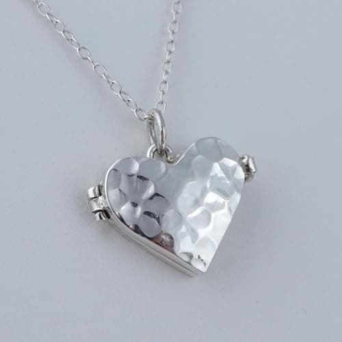 FashionJunkie4Life Sterling Silver Locket Necklaces for Women, 18" Cable Chain thumbnail 6