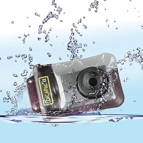 DicaPac WP110 5.7 x 3.7 Small Alfa Waterproof Digital Camera Case with Optical Lens (Clear) thumbnail 2