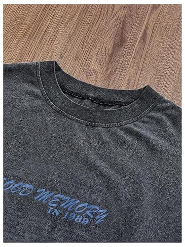SOLY HUX Men's Letter Graphic Tees Long Sleeve Shirts Y2K Crew Neck 2 in 1 T-Shirt Oversized Tops Streetwear thumbnail 3