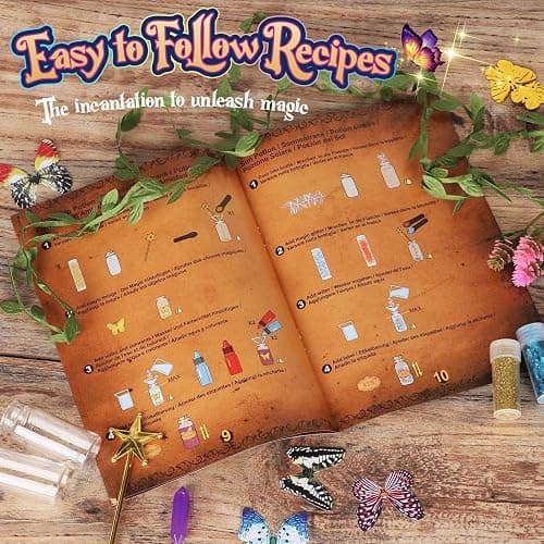 Alritz Fairy Potions Kit, Magic Mix Kit 20 Bottles, Christmas Gifts Decorations Ornaments Garden Crafts Birthday Gifts Toys for Girls and Boys 6 7 8 9 10 11 12+Years Old Families Party Indoor Outdoor thumbnail 7