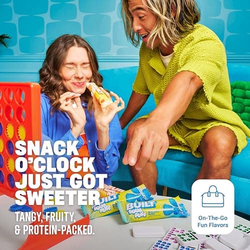 BUILT Bar Sour Puff Protein Bars - Variety Pack - 16g Protein Snack Bars with Collagen - Calorie Conscious & Gluten Free - 12 Count thumbnail 6