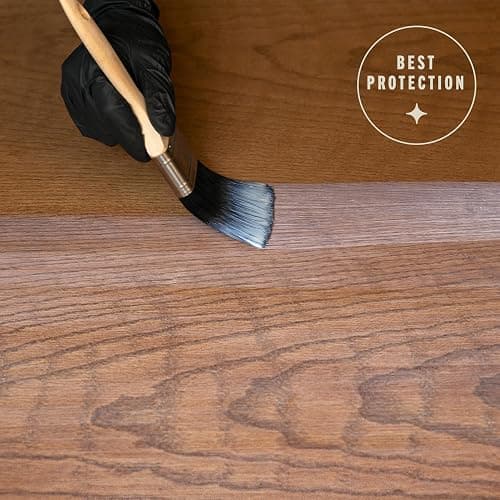 Varathane Water-Based Crystal-Clear Ultimate Polyurethane | Interior Wood Protection | Fast Dry Time | Easy Clean Up | Gloss | Half Pint thumbnail 4